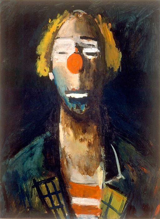 Joseph_Kutter_Tete_de_Clown painting